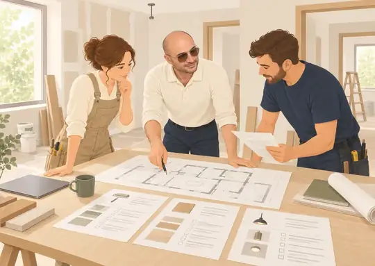 Exemple illustratif : Les travaux par métier